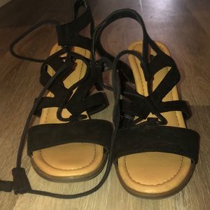 Dr scholls tie up wedges